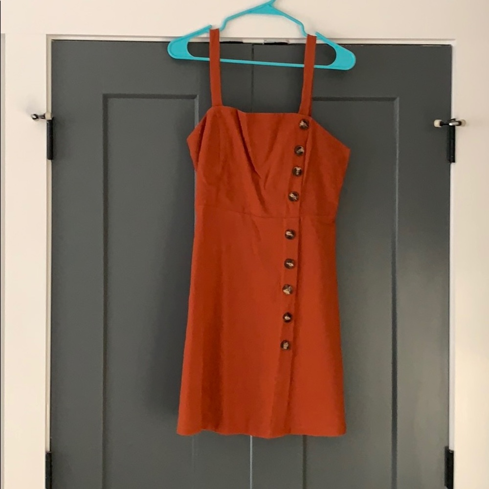 Burnt Orange mini dress!